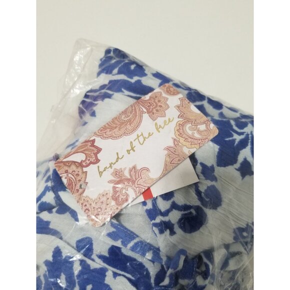 Band of the Free Neoma Dress In Blue and White - Size XS - Picture 5 of 6